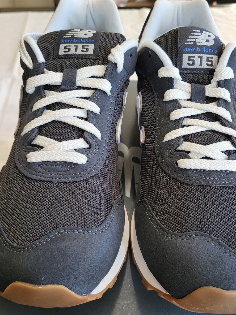 *NEW*New Balance 515 Lifestyle Sneaker Grey Blue Suede Shoe Men's 9 Women's 10.5 - Picture 3 of 7